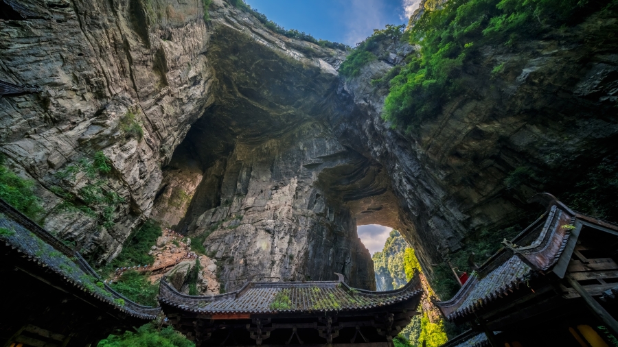 天生三桥、重庆武隆岩溶国家地质公园、中国